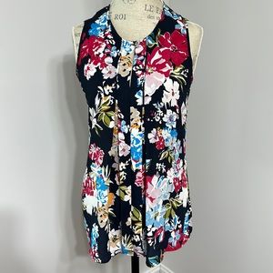 Rose&Olive, Women’s Small, flower sleeveless blouse